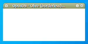 OpusOS - Olive (borderless) v1.0